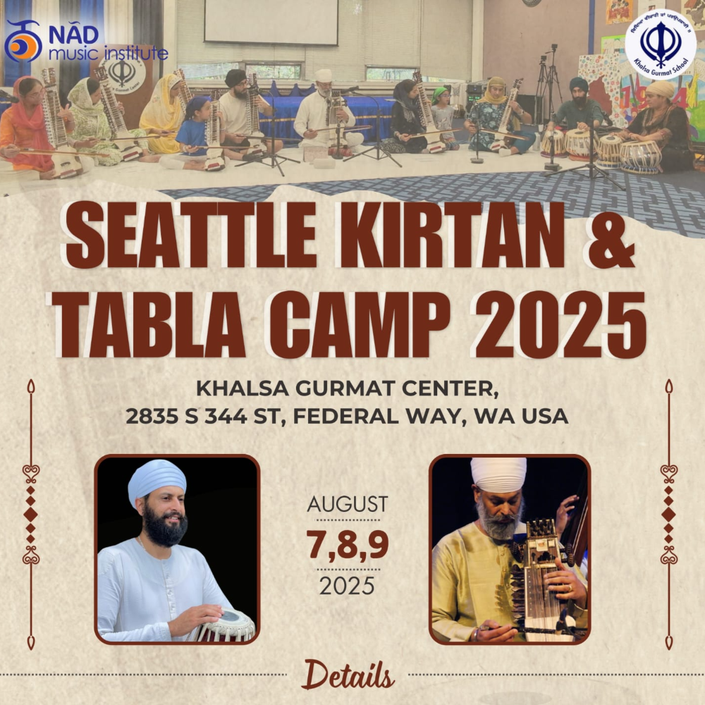 2025 Seattle Kirtan and Tabla Camp Registeration